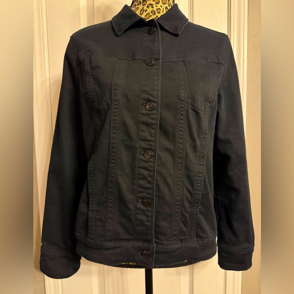 Chico’s Black Denim Jacket